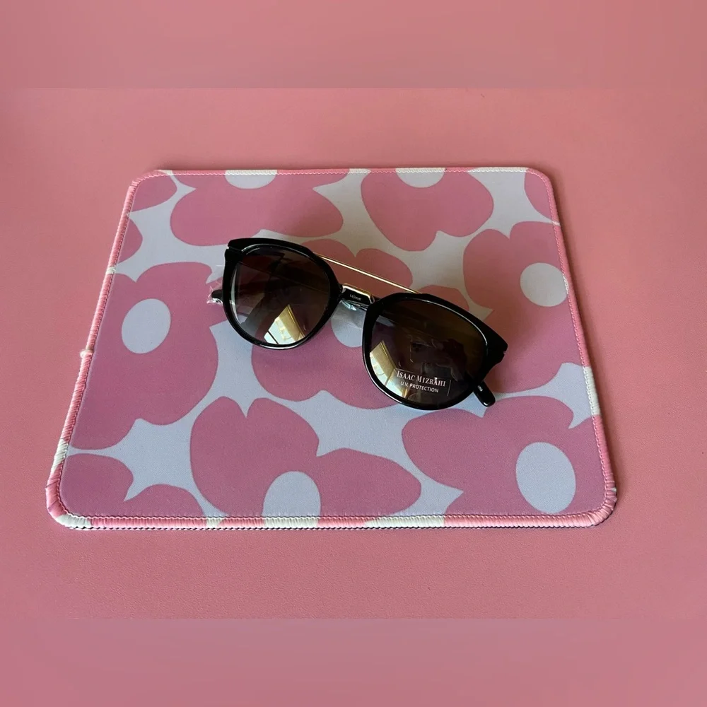 Isaac Mizrahi Black and Gold Aviator Sunglasses